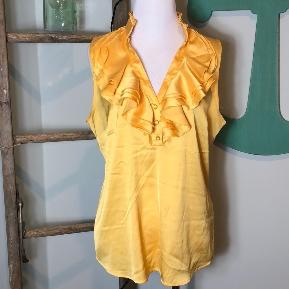 Marigold New York & Co. ruffle top